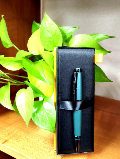 Cross Edge Ballpoint Pen Water-Based Edgel Matte Green Lacquer NAT0555-13 — Japan Import