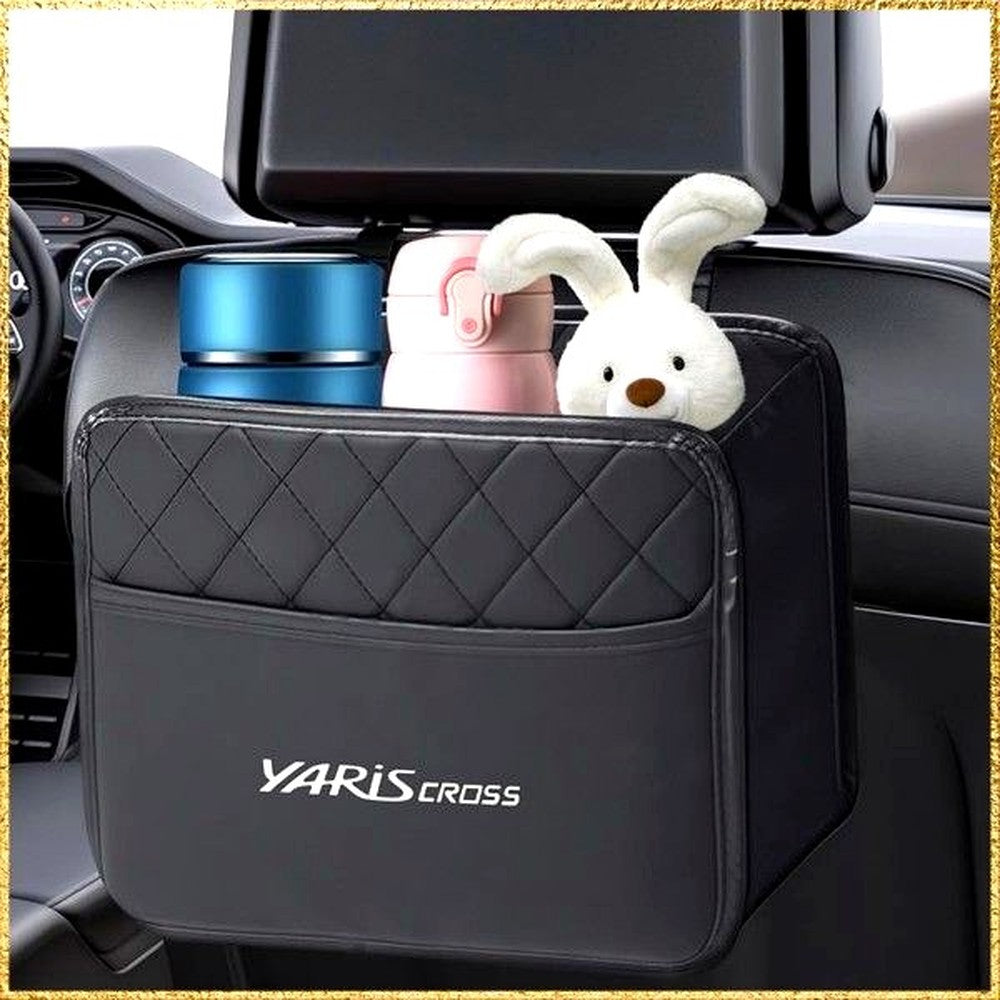 Yaris Cross Brand Universal Car Storage Organizer and Hanging Bag for Seat Back Pocket Capacity Large for 10 and 15 Series Models