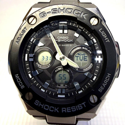 Casio G-Shock GST-W300 Radio Solar men's watch showing clean face and rugged design