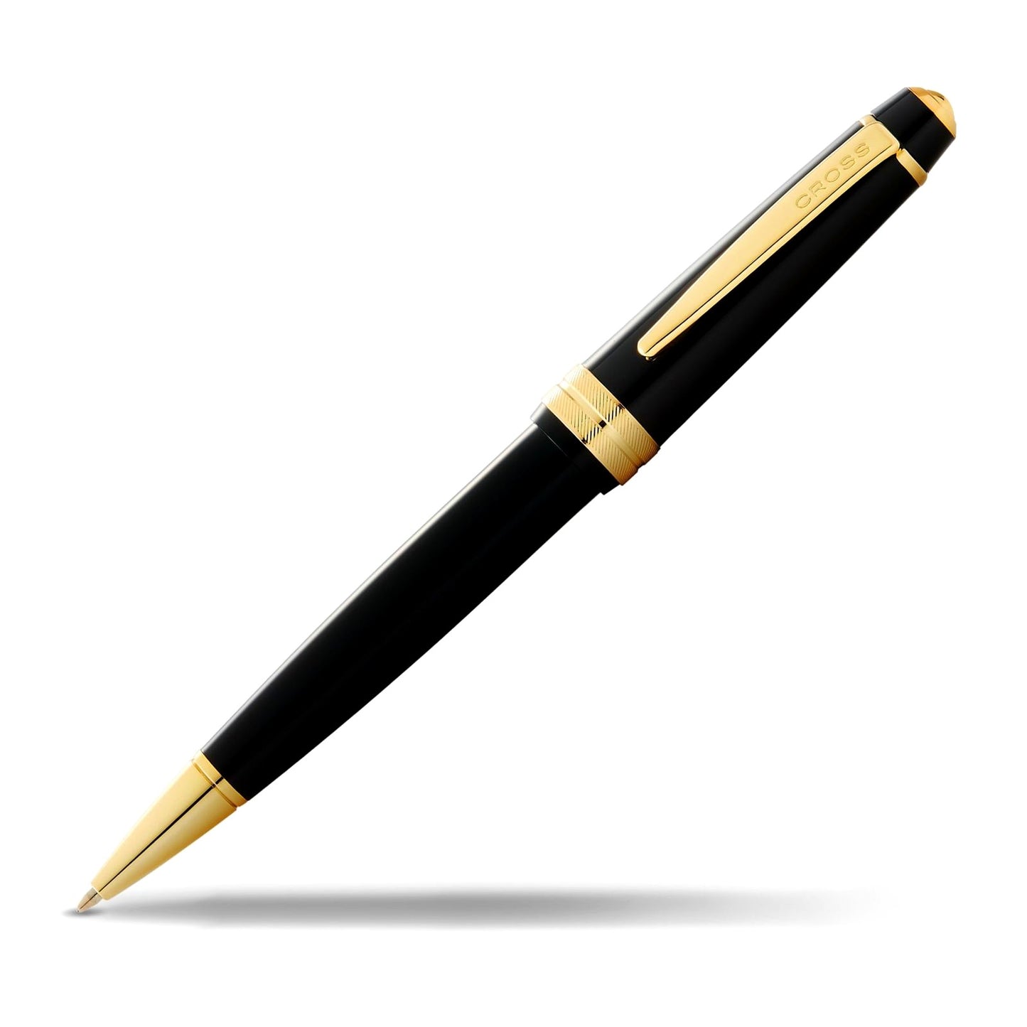 Cross Bailey Light Black Gold Plated Ballpoint Pen Model NAT0742-9 — Japan Import
