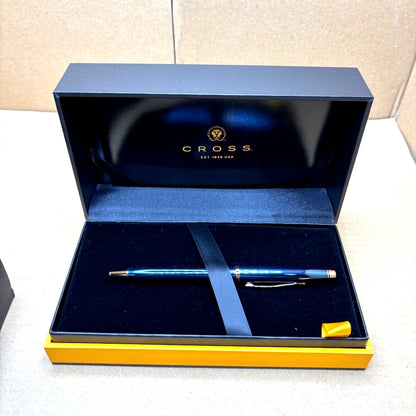 Cross Century II Cobalt Blue Oil-Based Ballpoint Pen with Black Ink — Japan Import