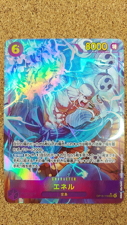 One Piece Card Game Energy Secret Parallel SEC OP15-118 used card Japanese import