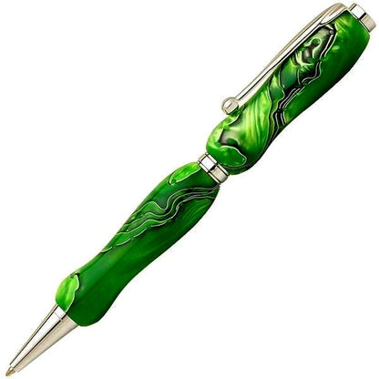 Marble Pen Acrylic Ballpoint Pen Cross Type 0.7mm Green Japan Import
