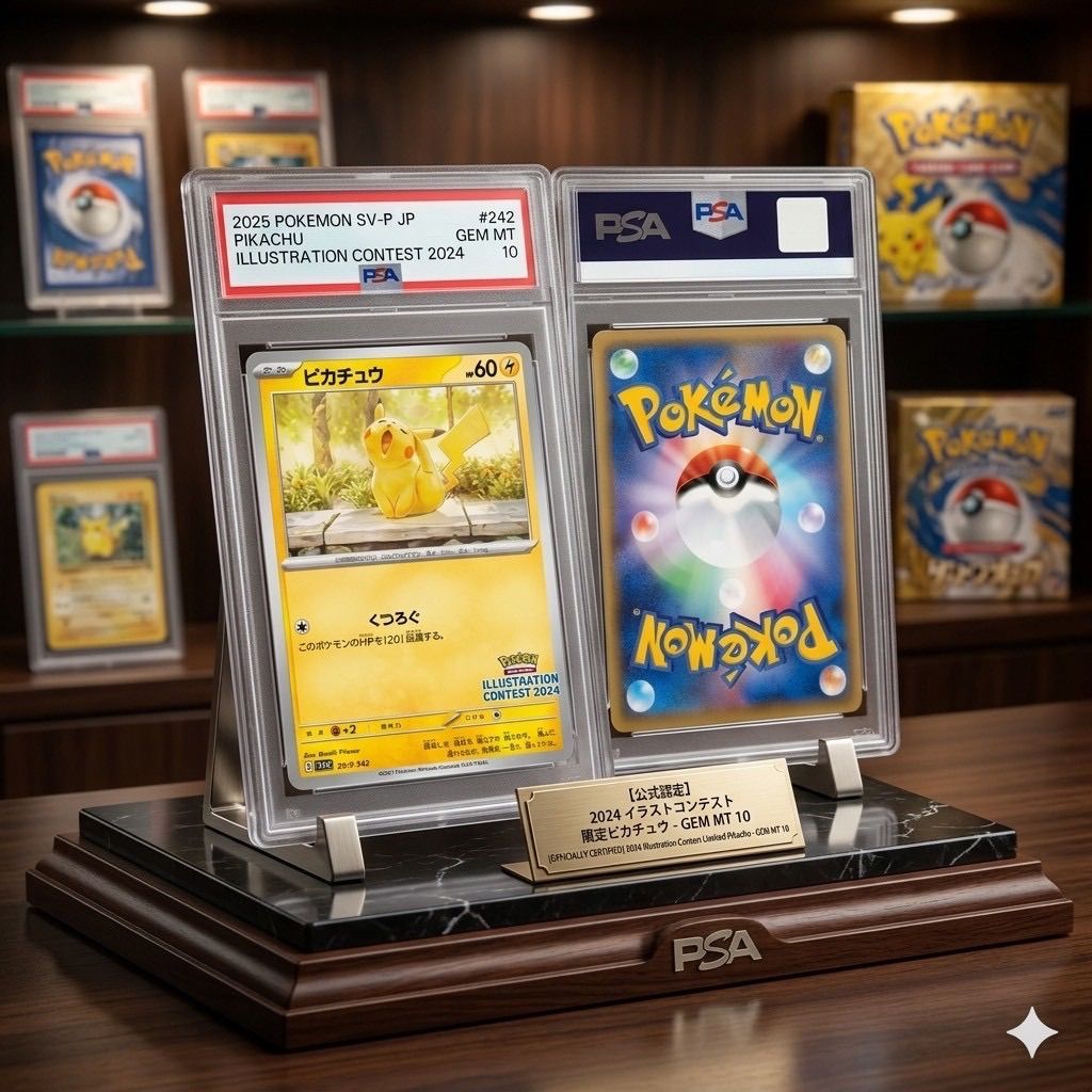 PSA10 Gem Mint 10 Pokémon Pikachu Illustration Contest 2024 Promo Card sealed in PSA case