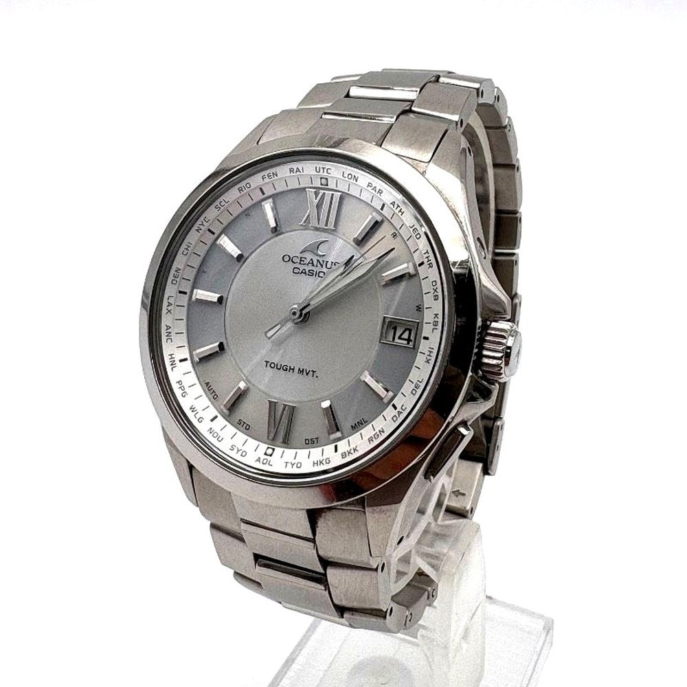 Casio Oceanus OCW-S100 Multiband6 Solar Titanium Watch with Sapphire Glass