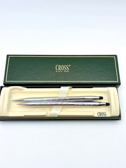 Cross Silver Mechanical Pencil Set with Box and Name - Model MN228