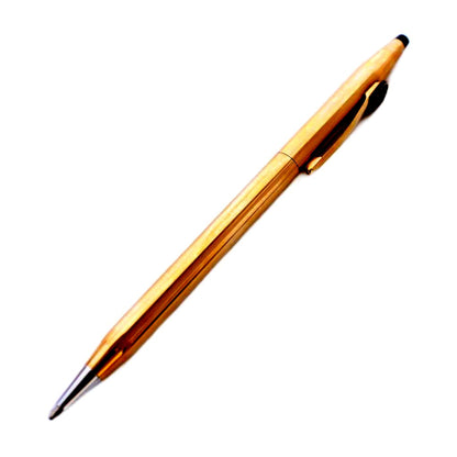 Gold Cross Classic Century Twist Ballpoint Pen Model GY18 with logo and blue ink, Japanese import
