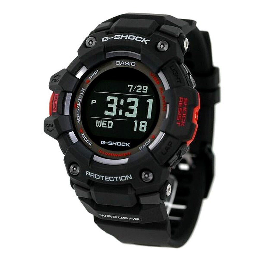 Casio G-Shock GBD-100-1DR men's digital watch with black dial and black resin band