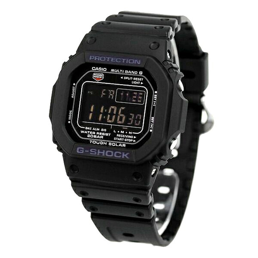 Casio G-Shock GW-M5610U-1BER black digital watch with resin band from the Origin 5600 series