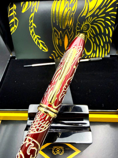 Cross Taunzt 2017 Year of the Rooster Rare Twist Ballpoint Pen Japan Import