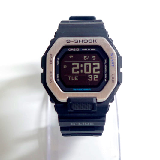 Casio G-Shock G-Lide GBX-100 Bluetooth men's watch with MIP LCD and tide graph feature