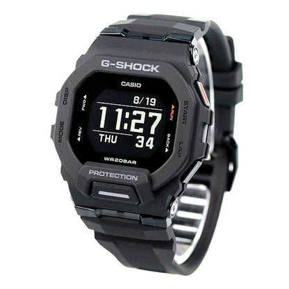 Casio G-Shock G-Squad GBD-200-1DR digital watch with black resin band and digital display