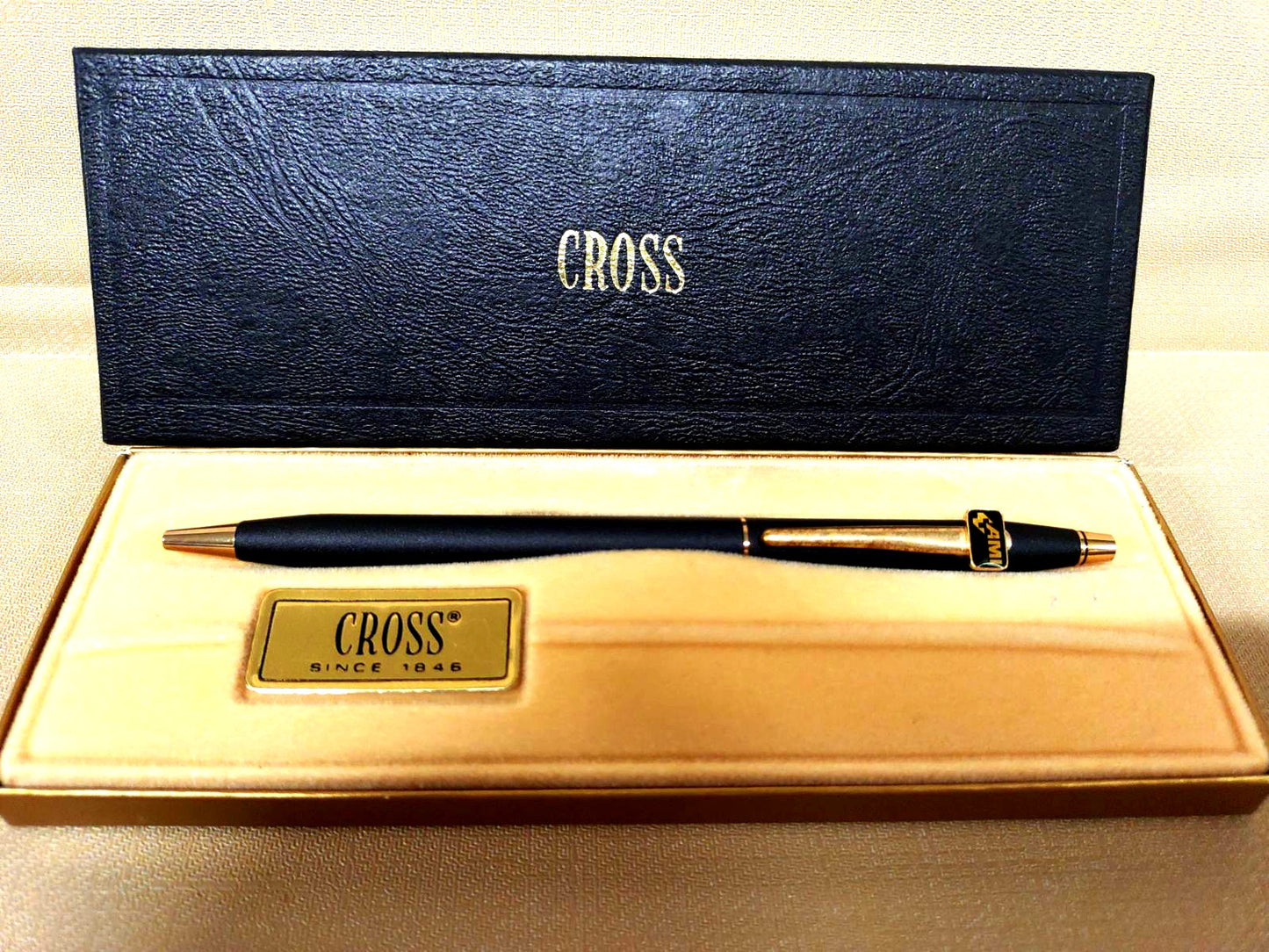 Cross Classic Century MCY-03-2b chrome finish pen with clip showing discoloration and scratches