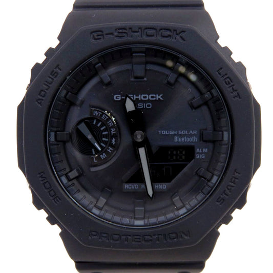 Casio G-Shock GA-B2100-1AER Carbon Core Guard watch with black resin band and digital analog display