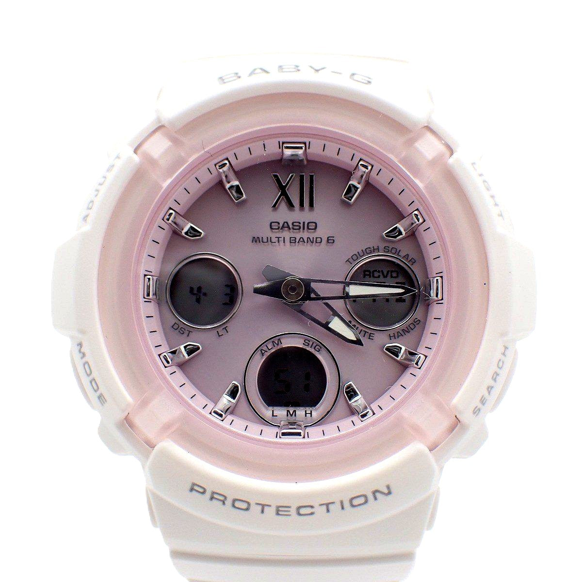 Casio Baby-G Spring Package 2026 solar radio ana-digi women's watch BGA-2800SP-7A1JR with white resin band