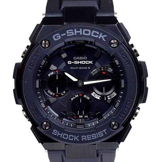 Casio G-Shock GST-W100G-1BJF men's watch with resin stainless steel case and digital-analog display