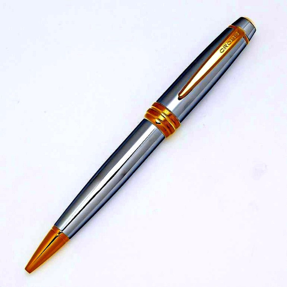 Bailey Medalist Silver & Gold Ballpoint Pen Model NAT0452-6