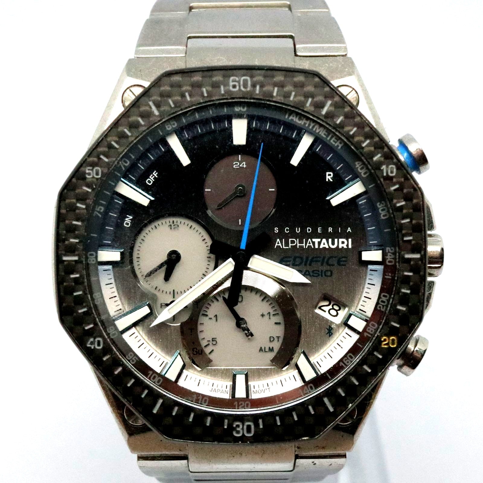 Casio Edifice Scuderia AlphaTauri EQB-1100AT-2AJR solar Bluetooth watch Japan import