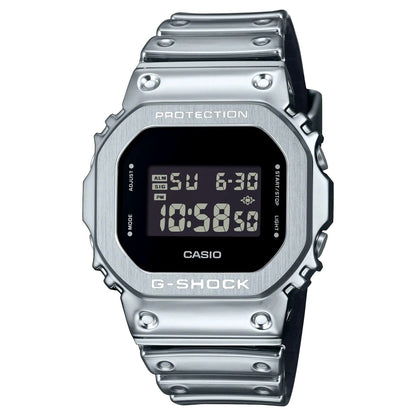 Casio G-Shock GM-5600YM-8JF digital watch with resin and stainless steel case, gray color, Japan import