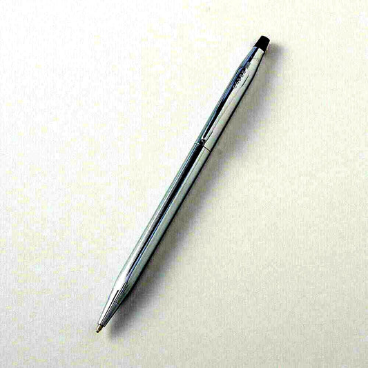 Cross Classic Century 3502 silver ballpoint pen approximately 5.4 inches long with original box