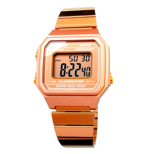 Casio B650WC-5A Japan import watch with stainless steel strap and resin case