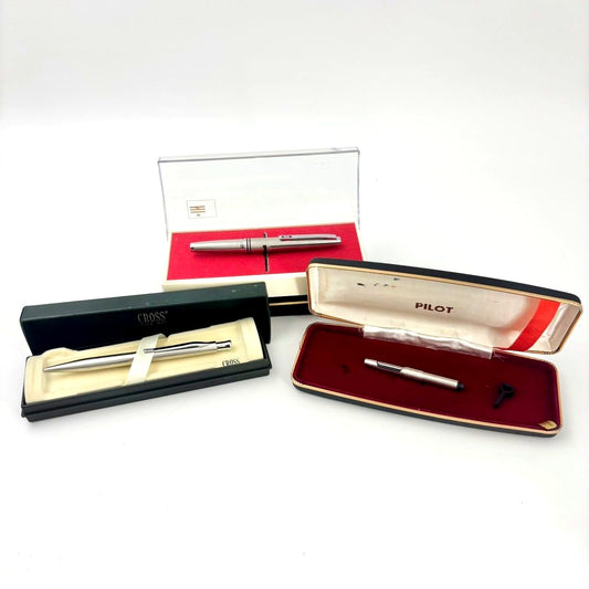 Parker Cross Ballpoint Pen Pilot Fountain Pen 1291 Shizure — Japan Import