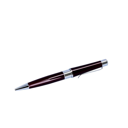Cross Beverly Pen Model AT0492-7 in deep purple and silver with twist tip and curved clip