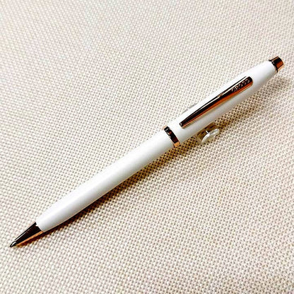 Cross Century II Pearl White Lacquer Ballpoint Pen by Century Series