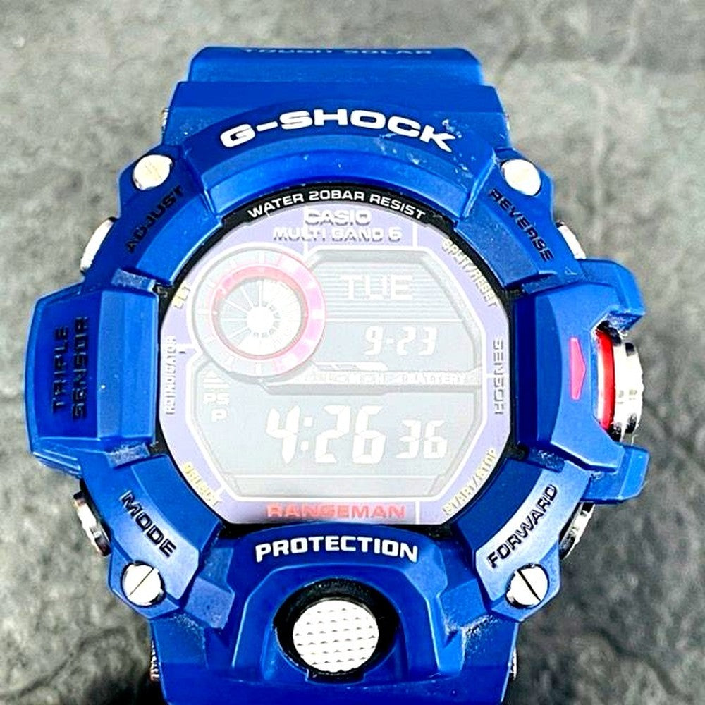 Casio G-Shock Rangeman GW-9400NV rugged black digital watch with durable strap and multiple sensors