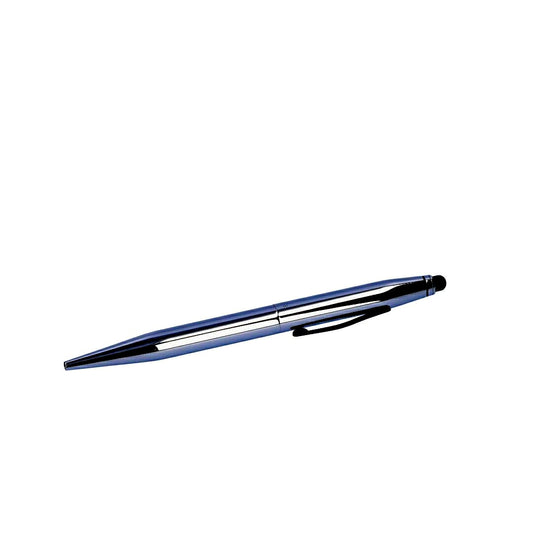 Cross Tech2 AT0652-2 chrome multi-function pen with black ballpoint and silicone stylus tip