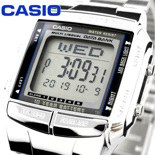 Casio Data Bank Watch Model DB-360-1A showing digital display and function buttons