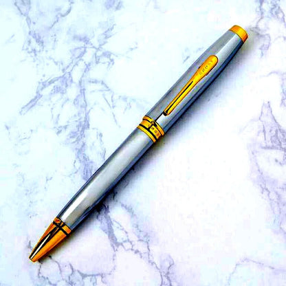 Crossover Ballpoint Pen by Coventry - Black or Silver Models, Model NAT0662 — Japan Import