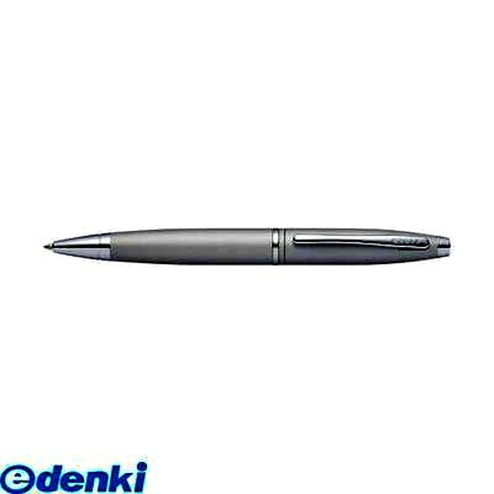 Brand Name Ballpoint Pen AT0112-16 with satin chrome finish and black ink, including replacement refills