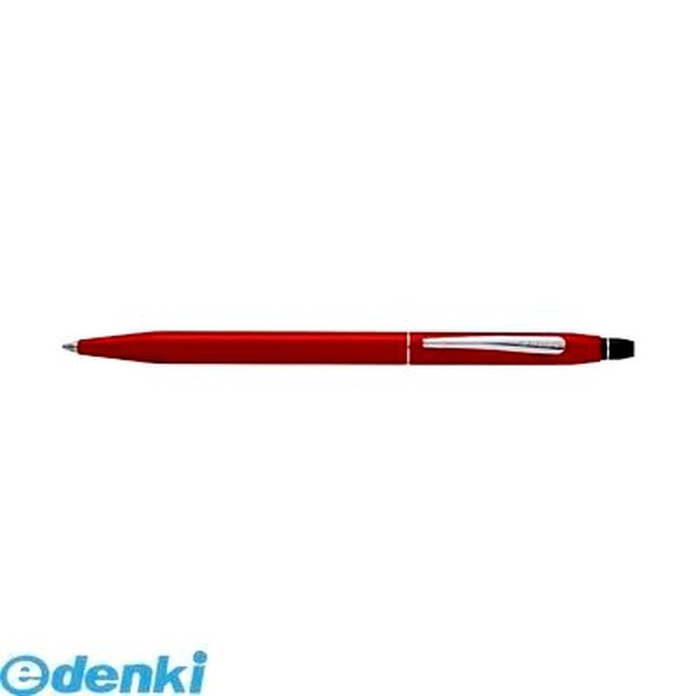 Cross AT0622-119 ballpoint pen with red body and black ink, 135 mm length, 1.0 mm tip