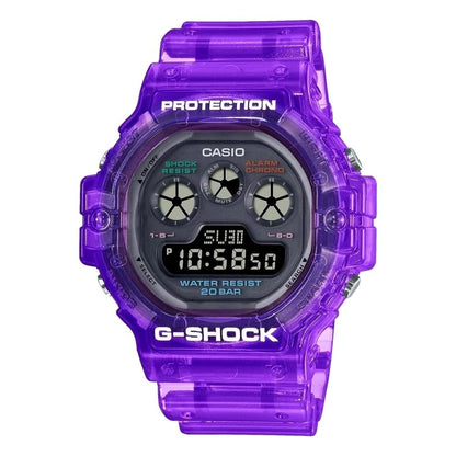 Casio G-Shock Joytopia Series DW-5900JT-6JF men's purple watch with digital display and durable design
