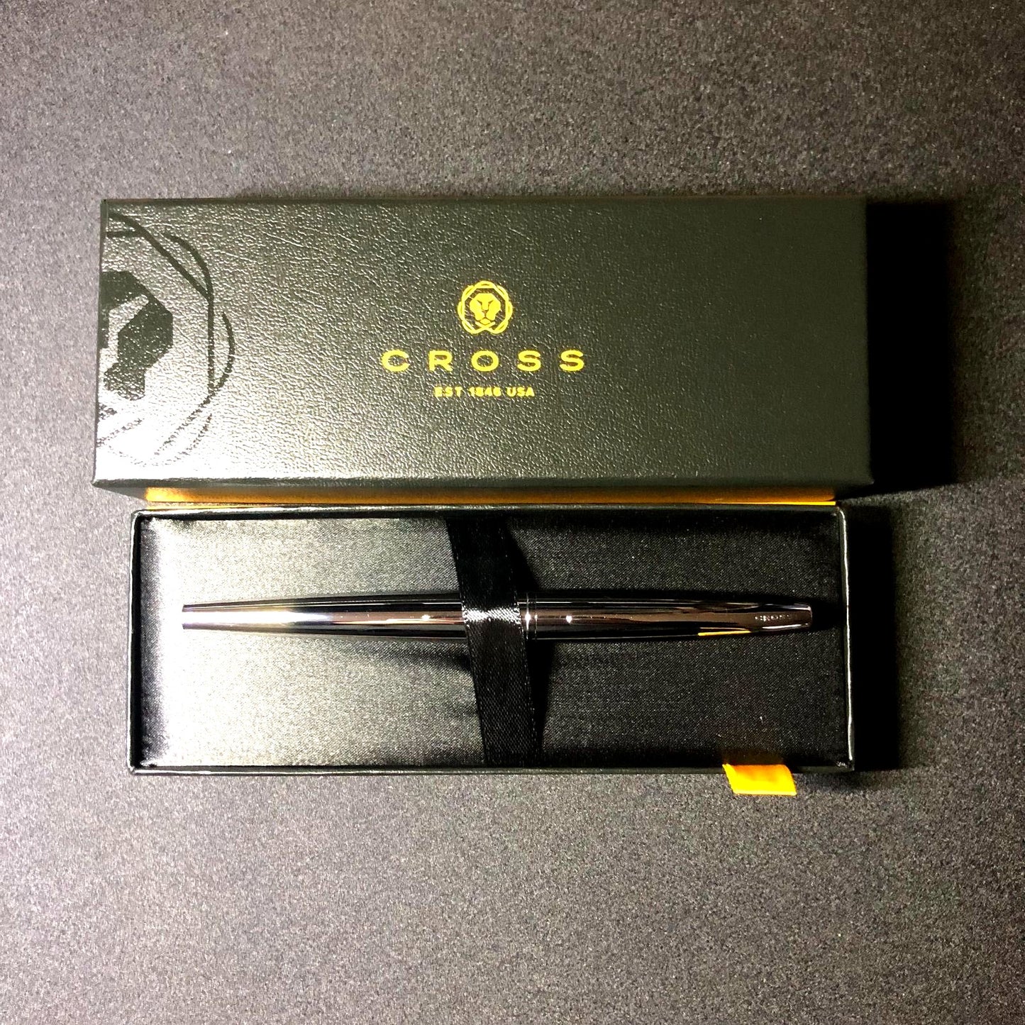 Cross ATX Pure Chrome F Fine Point Pen Model ATX 886-2F with Original Box — Japan Import