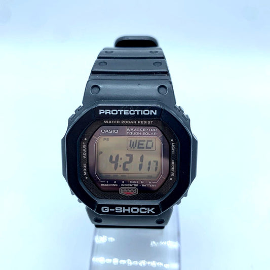 Casio G-Shock GW-5600J digital square black solar watch with backlight, Japan import