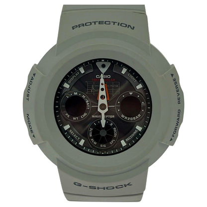 Casio G-Shock AWG-500BJ-8AJF gray quartz watch with full length strap, used condition