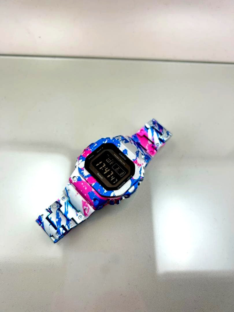 Casio G-Shock DW Series Titanium Alloy Band Bezel Set for DW5600 Series Watch — Japan Import