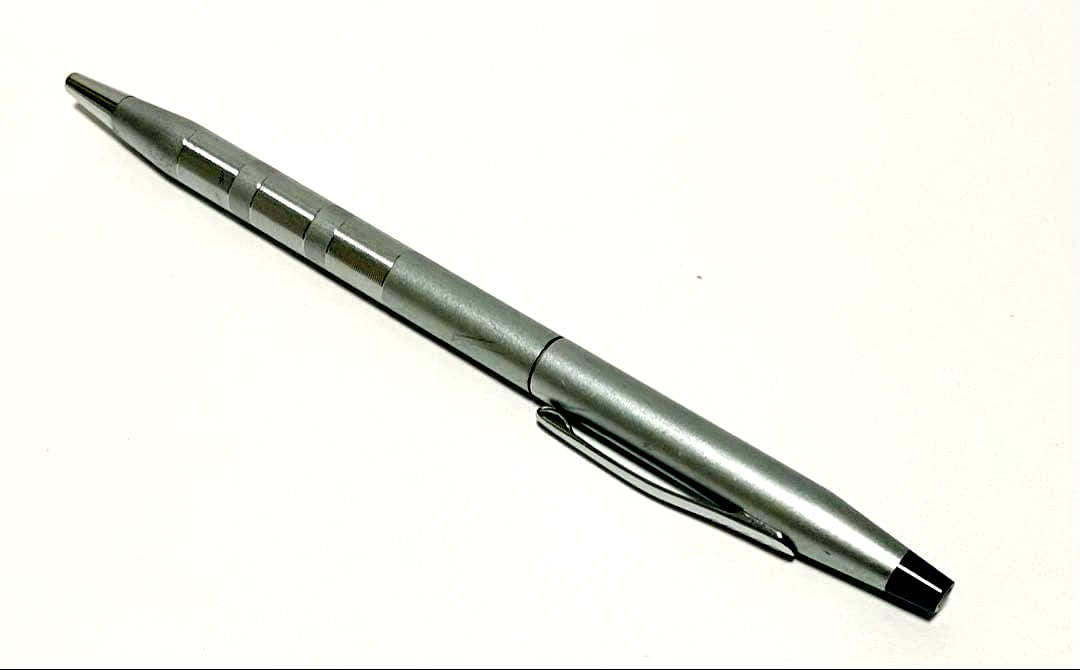 Cross Brand Cross Ballpoint Pen Rotation Style Silver Ink Black - Japan Import