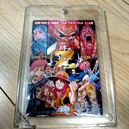 Bandai One Piece Film Z Monkey D Luffy AR Card unopened in sleeve Japan import