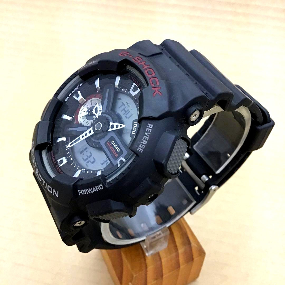 Casio G-Shock GA-110 black analog-digital wristwatch with magnetic and 200 meters water resistance