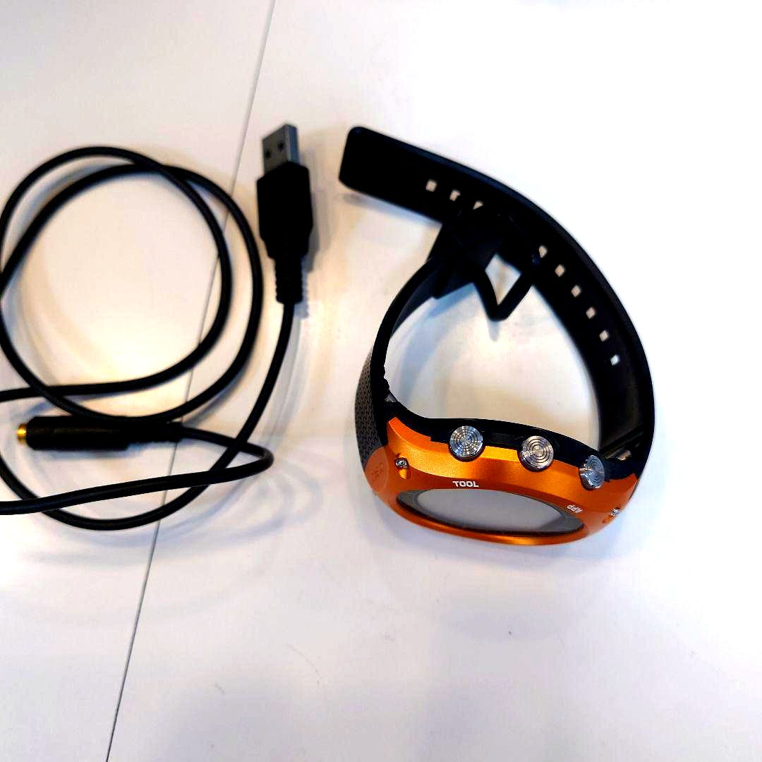 Casio WSD-F10 Series Digital Watch Model with Orange Color and Charging Cable — Japan Import
