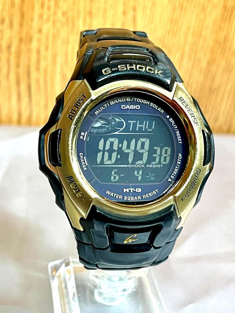 Casio G-Shock MTG-M900BD-1GJF black and gold radio solar wristwatch Japan import