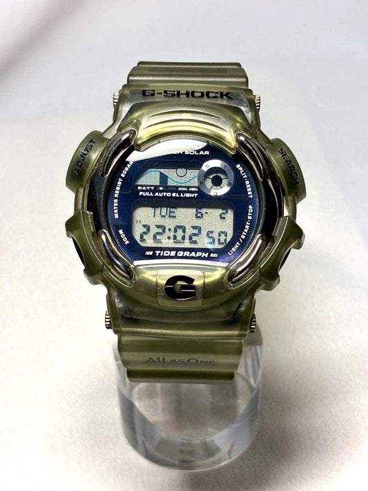 Casio G-Shock DW-9700K-1T men's solar-powered watch with black resin band and 47mm case