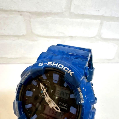 Casio G-Shock G-Lide GAX-1000MA Marine Watch with marble-patterned resin exterior