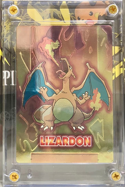 Meiji 1997 era Japanese Pokemon Collection Get Cards with embossed character designs