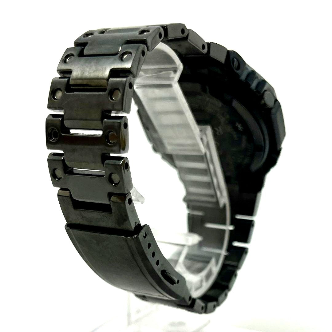 Casio G-Shock GM-B2100 digital analog watch with black octagon case and metal band