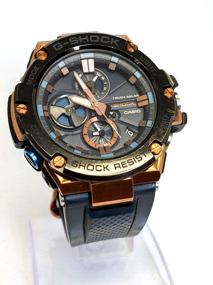 Casio G-Shock B100G-2AJF black and rose gold watch without box or papers