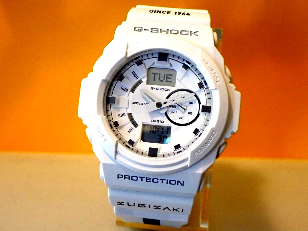 White G-Shock GW-B5600 digital wristwatch with original box and manual Japanese import